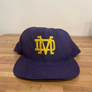 Vintage New Era Pro Model Embroidered Logo School Hat Damien Memorial